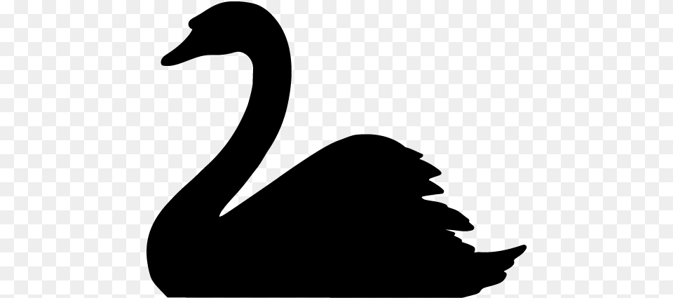 Thumb Swan Clipart Transparent, Gray Png Image