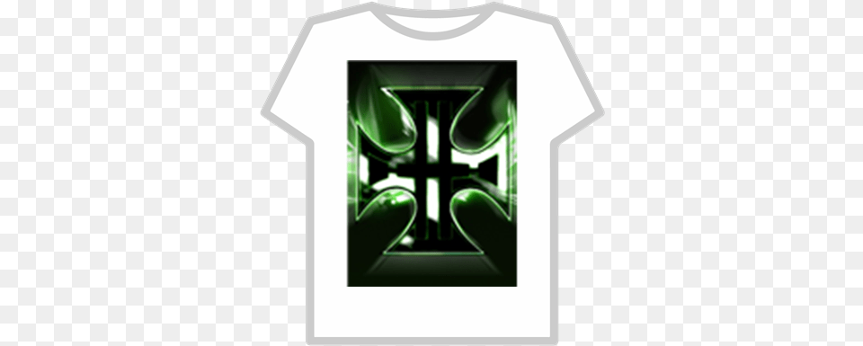 Thumb Triple H Logo Green, Clothing, T-shirt Png Image