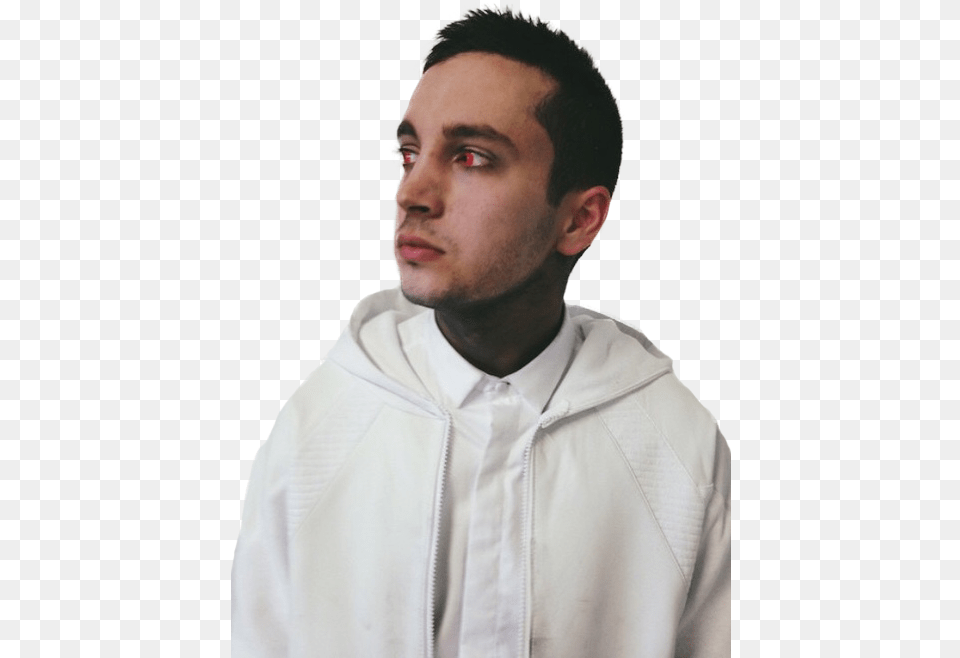Thumb Tyler Joseph Neck Tatoo, Adult, Portrait, Photography, Person Free Png Download