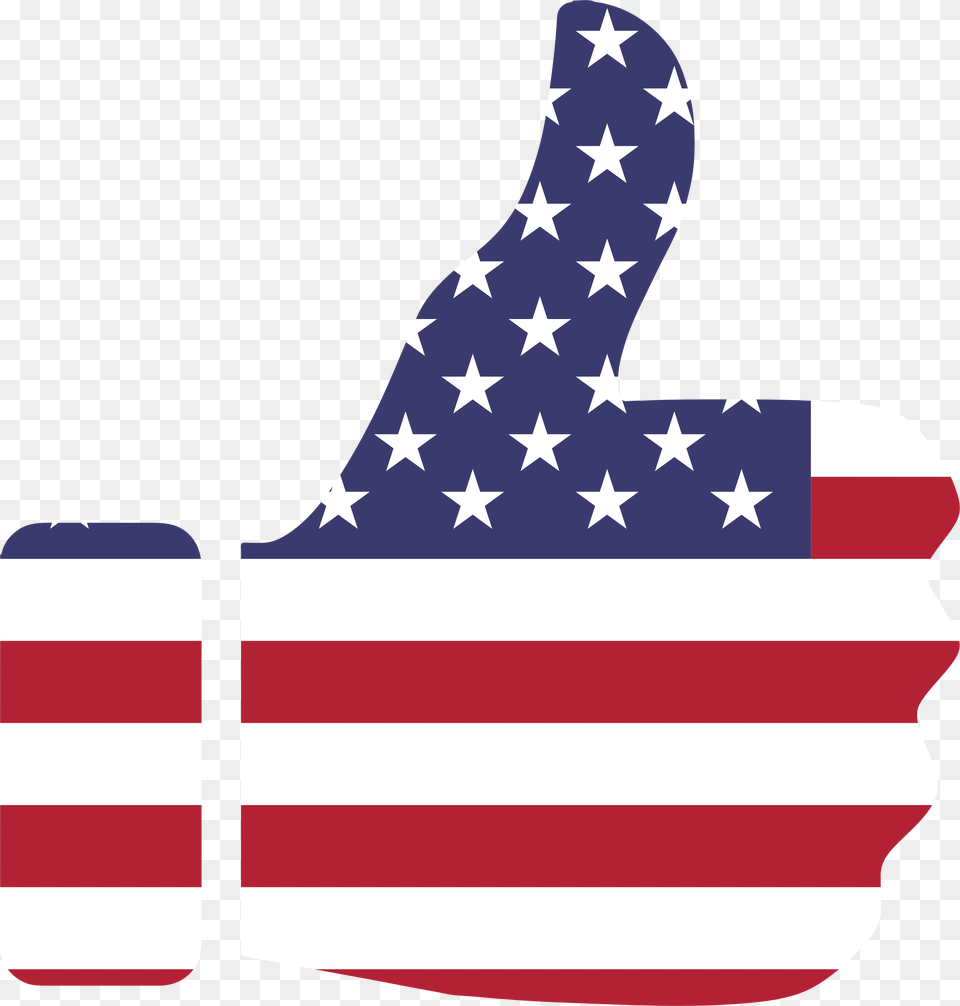 Thumb Up American Flag, American Flag Png Image