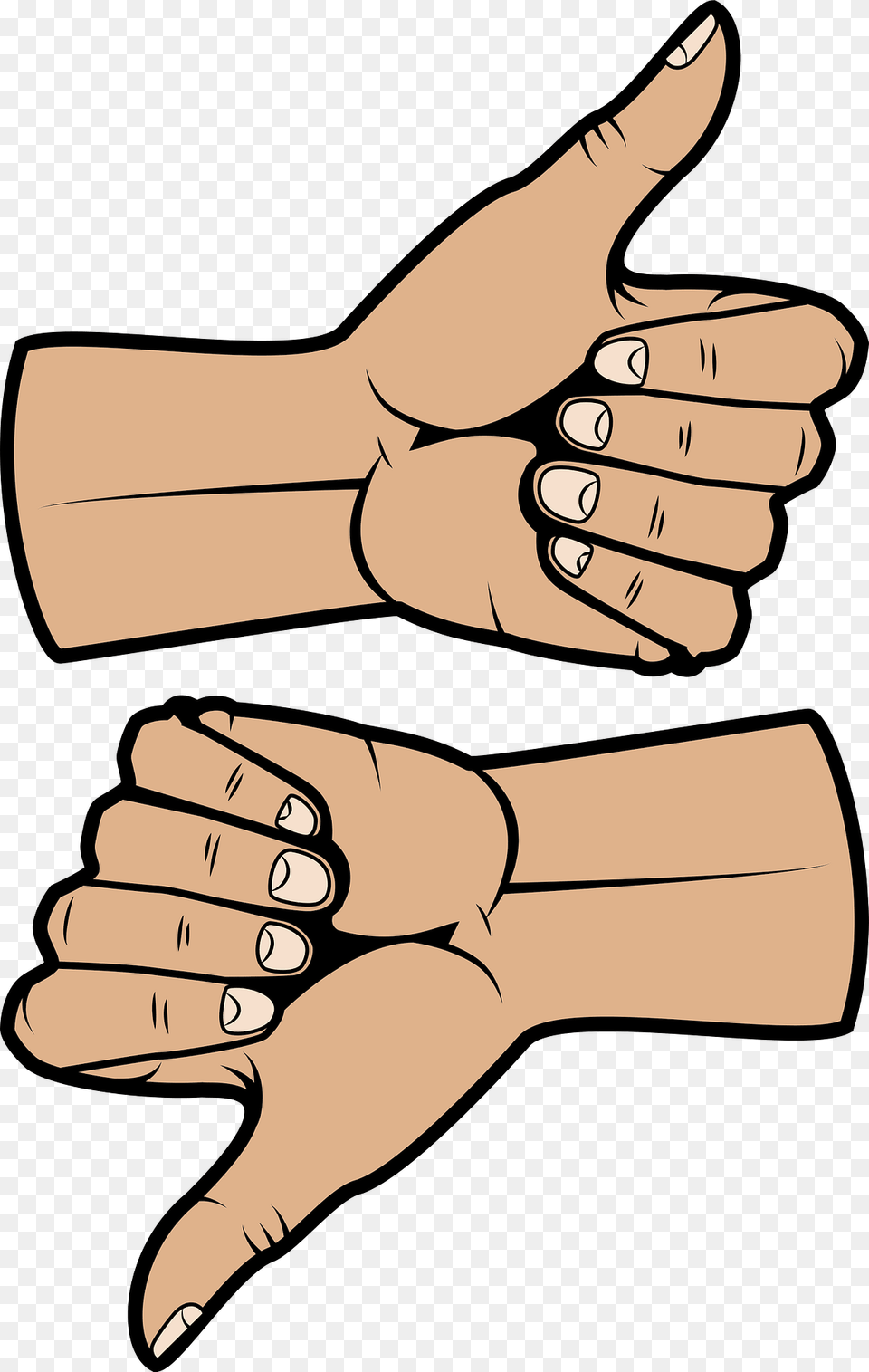 Thumb Up And Down Clipart, Body Part, Finger, Person, Hand Free Png Download