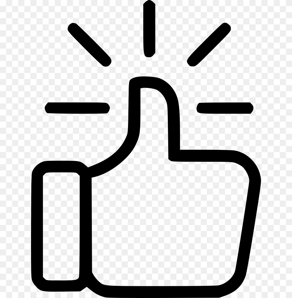 Thumb Up Like Favourite Facebook Thumbsup Comments Thumbs Up, Stencil, Smoke Pipe, Symbol Free Png