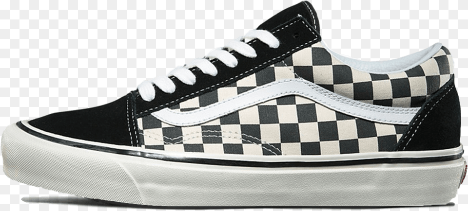 Thumb Vans Old Skool Checkerboard Red, Clothing, Footwear, Shoe, Sneaker Free Png Download