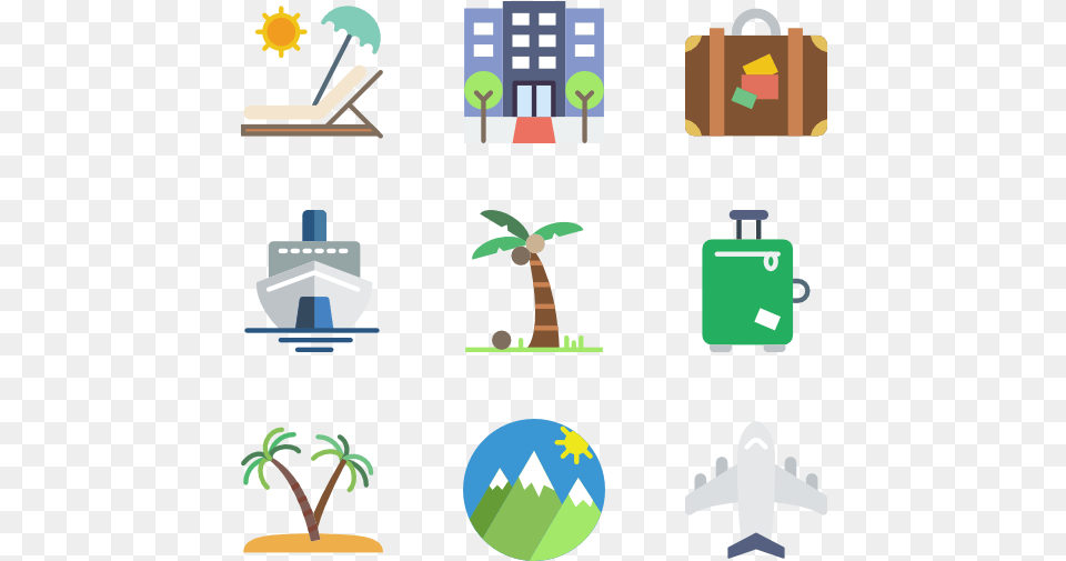 Thumb Vector Icon Travel, Plant Free Png