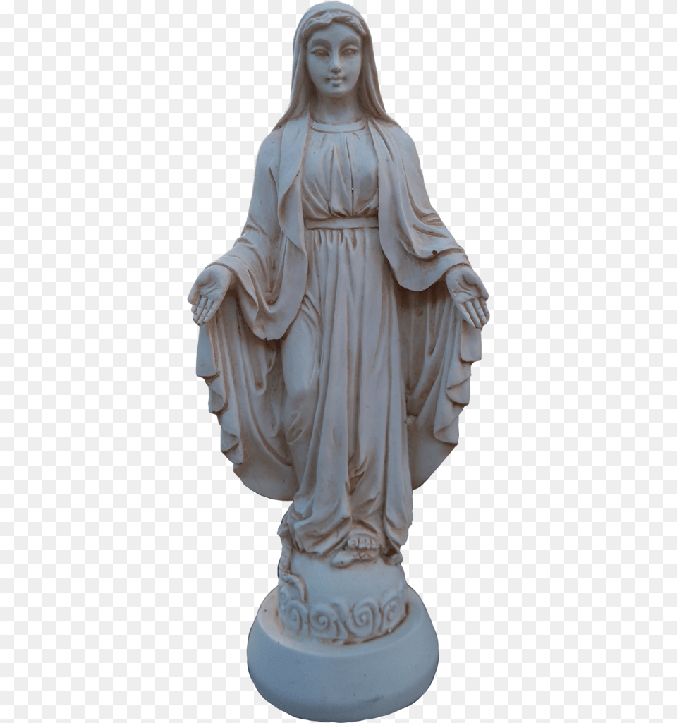 Thumb Virgin Mary Statue, Figurine, Adult, Female, Person Free Png