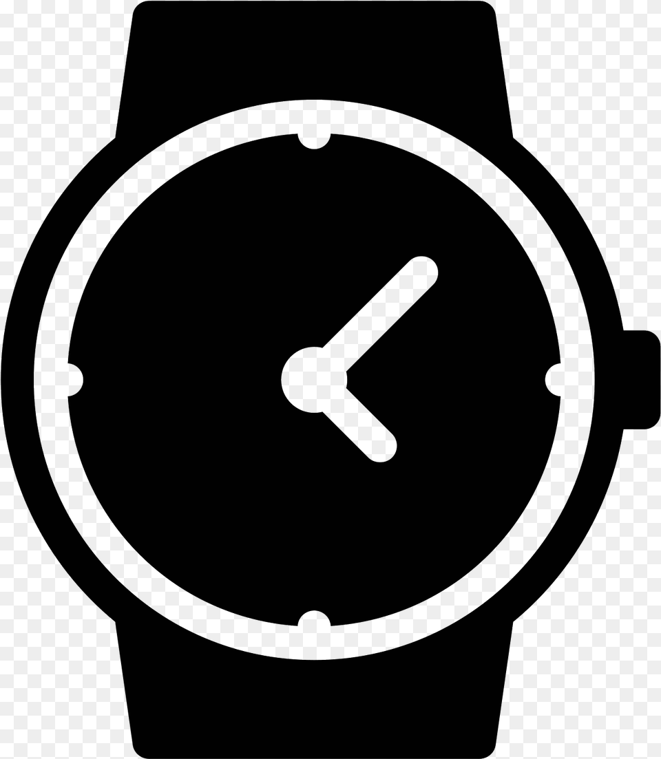 Thumb Watch Icon Transparent, Gray Free Png Download