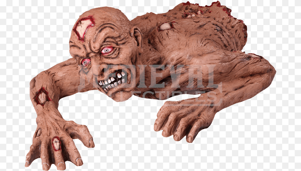 Thumb Zombie Crawling, Accessories, Art, Ornament, Gargoyle Free Png Download