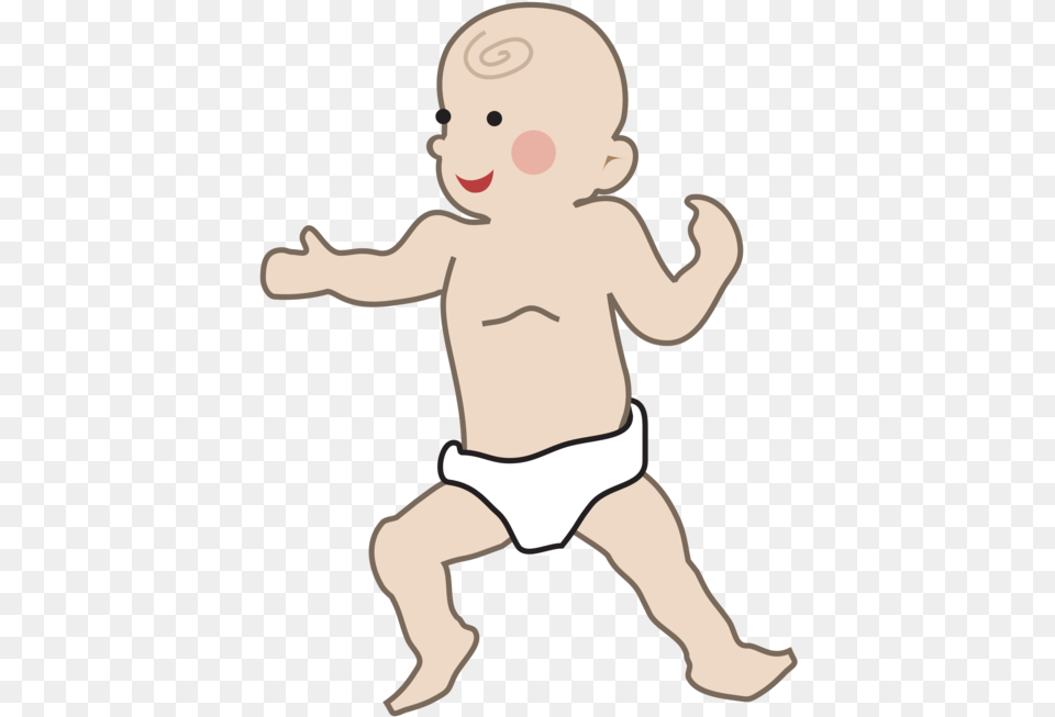 Thumblegcartoon Baby, Person, Diaper, Face, Head Png