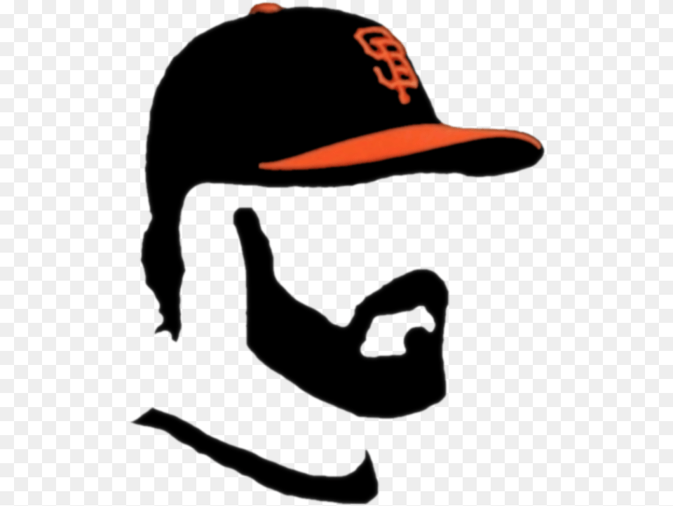 Thumbnail Beard And Cap Silhouette, Baseball Cap, Clothing, Hat, People Free Png Download