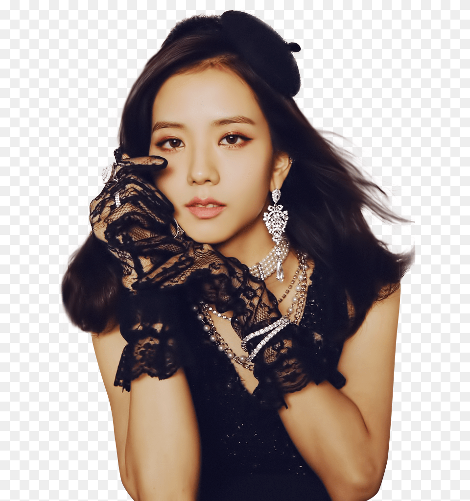 Thumbnail Jisoo Blackpink Kim Jisoo, Clothing, Dress, Accessories, Portrait Free Transparent Png