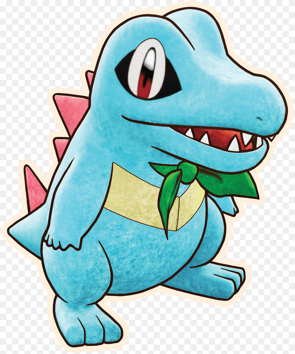 Thumbnail Pokemon Mystery Dungeon Dx Totodile, Flower, Petal, Plant, Rose Free Png
