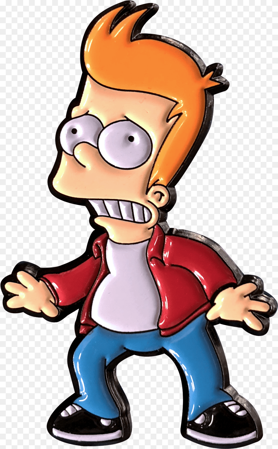Thumbs Bart X Futurama Pin A Shop Called Quest, Baby, Person, Book, Comics Png Image