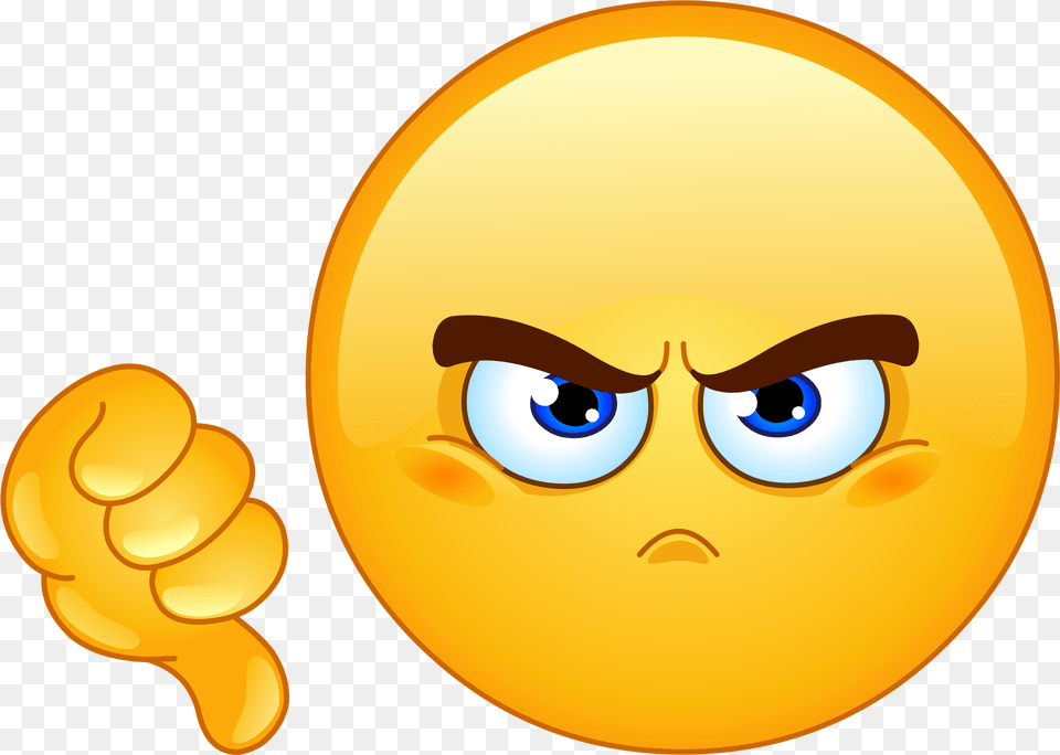 Thumbs Down Emoji 86 Decal Smiley Bad, Body Part, Finger, Hand, Person Png