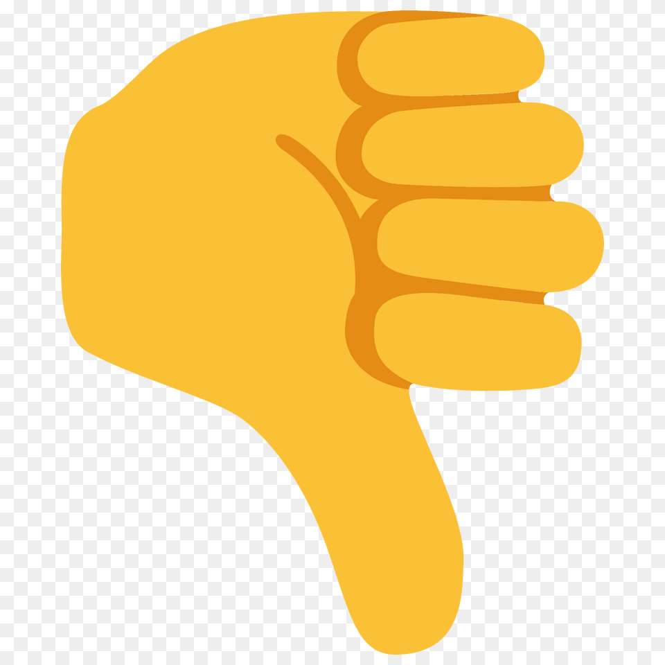 Thumbs Down Emoji Clipart, Body Part, Clothing, Finger, Glove Png Image