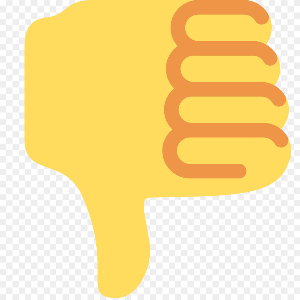 Thumbs Down Emoji Clipart, Clothing, Glove, Burger, Food Free Png Download