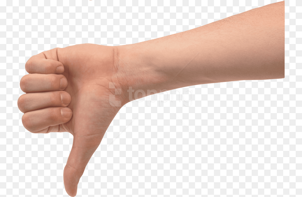 Thumbs Down Hand Transparent, Body Part, Finger, Person, Wrist Png Image