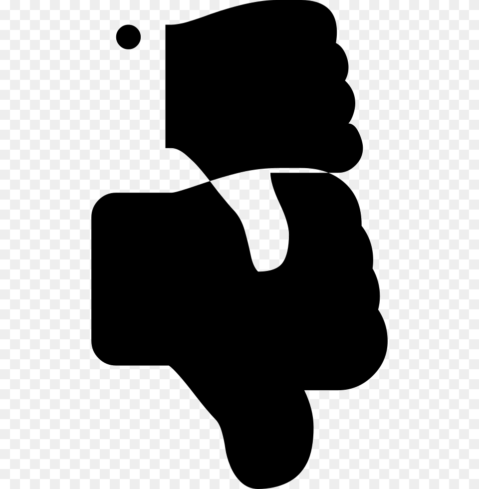 Thumbs Down Icon Download, Silhouette, Stencil, Clothing, Glove Png