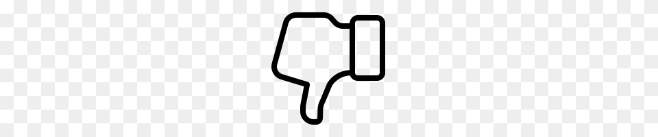 Thumbs Down Icons Noun Project, Gray Free Png