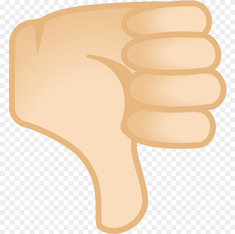Thumbs Down Light Skin Tone Icon Emoji Polegar Para Baixo, Body Part, Finger, Hand, Person Png