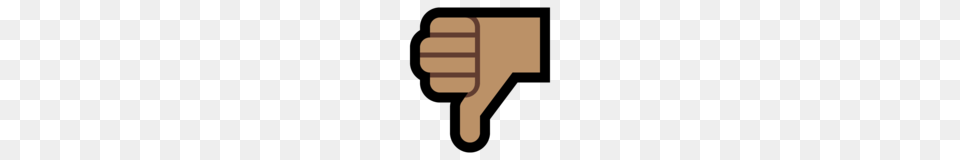 Thumbs Down Medium Skin Tone Emoji On Microsoft Windows, Body Part, Finger, Hand, Person Png