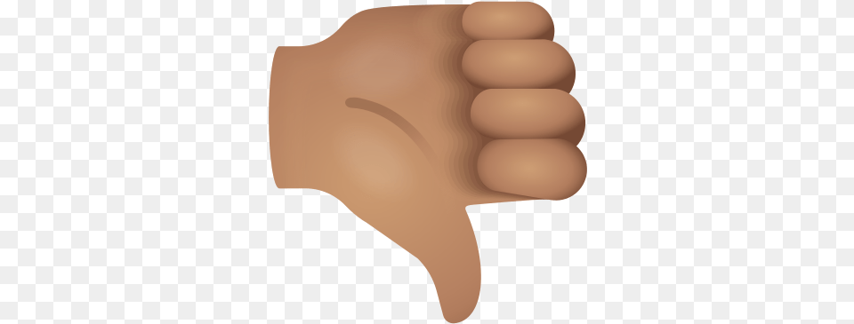 Thumbs Down Medium Skin Tone Icon Fist, Body Part, Hand, Person, Finger Free Png Download