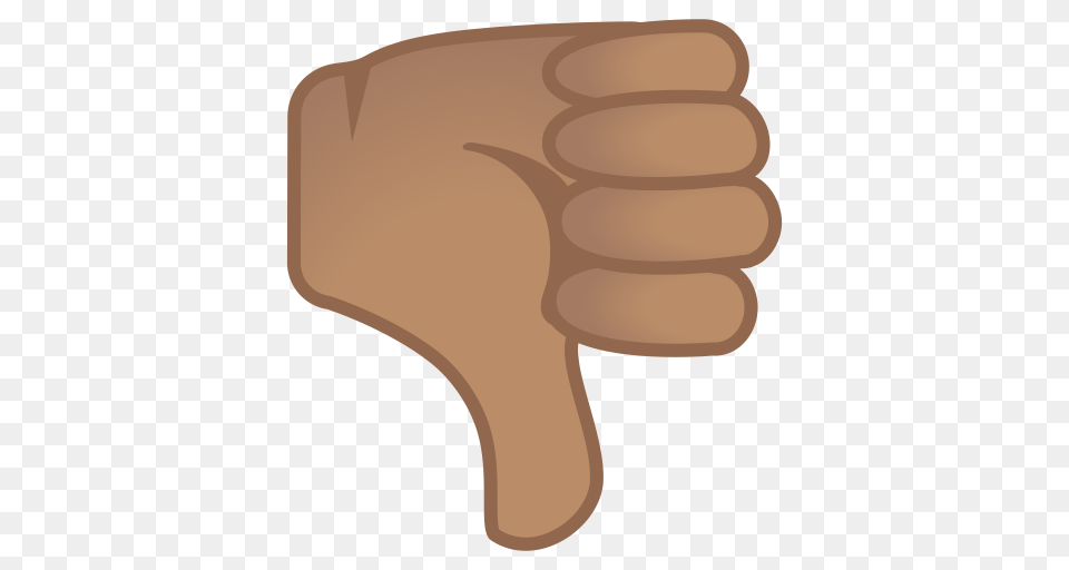 Thumbs Down Medium Skin Tone Icon Noto Emoji People Bodyparts, Body Part, Finger, Hand, Person Free Png