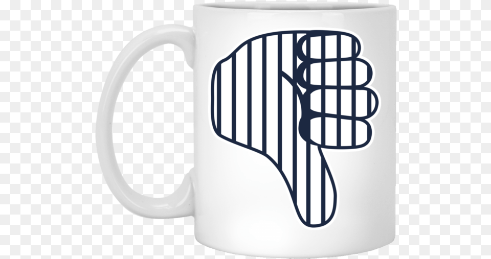 Thumbs Down Mug New York Yankees Thumbs Down, Cup, Beverage, Coffee, Coffee Cup Free Png Download