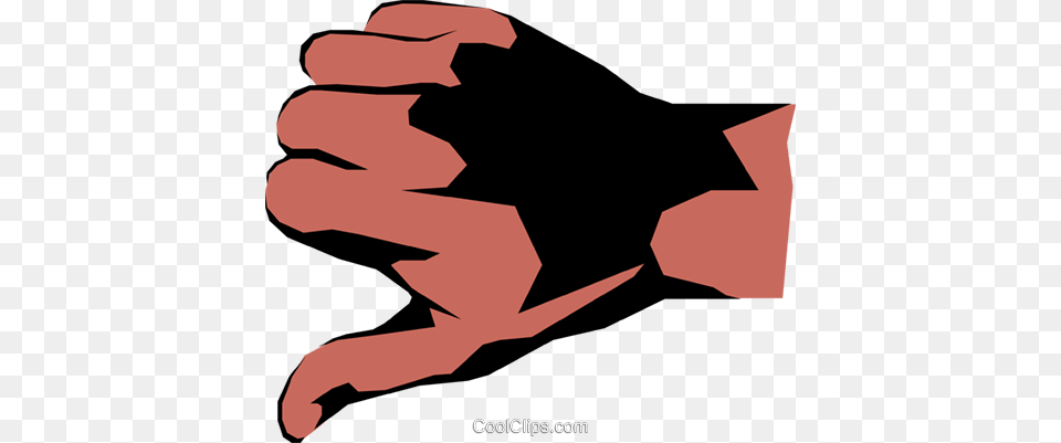 Thumbs Down Royalty Vector Clip Art Illustration, Body Part, Finger, Hand, Person Free Transparent Png