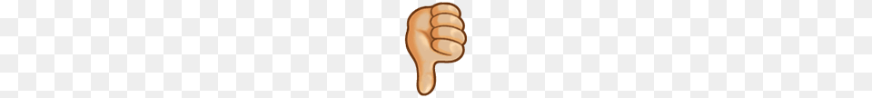 Thumbs Down Sign With Cream White Skin Tone Emoji, Body Part, Finger, Hand, Person Free Png