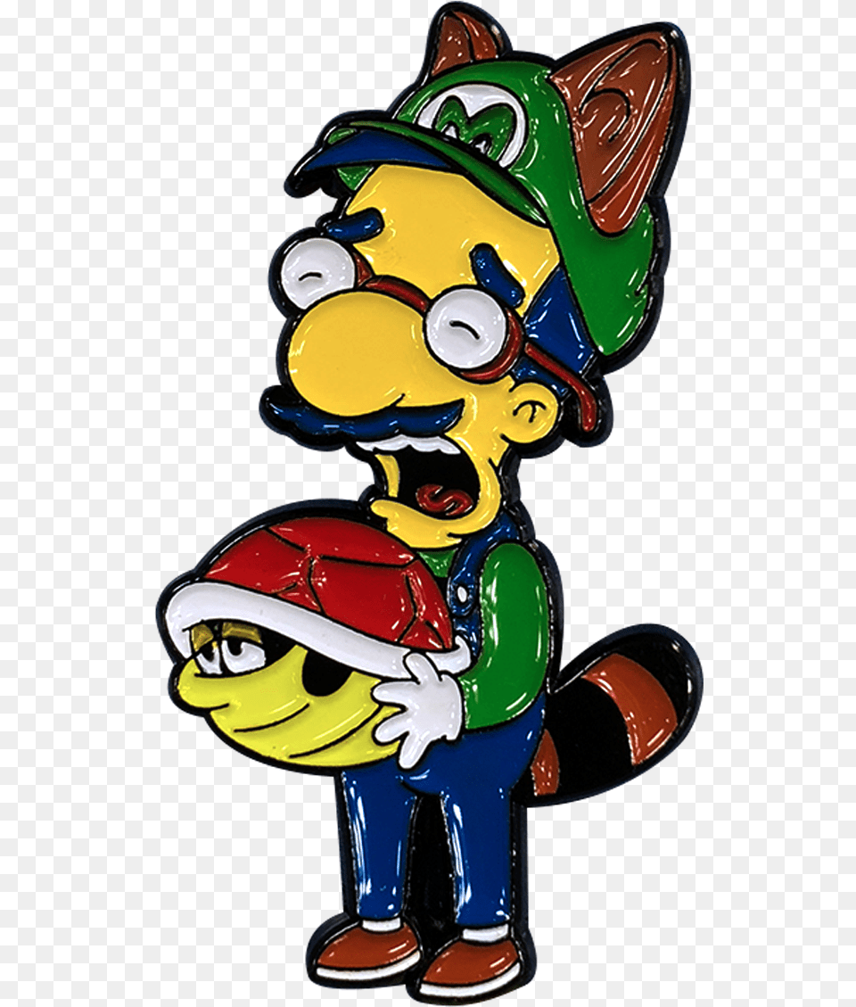 Thumbs Milhouse X Super Mario Pin Cartoon, Helmet, Baby, Person, Face Free Png Download