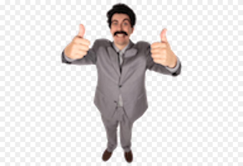 Thumbs Up Borat Borat, Body Part, Finger, Hand, Person Free Png Download