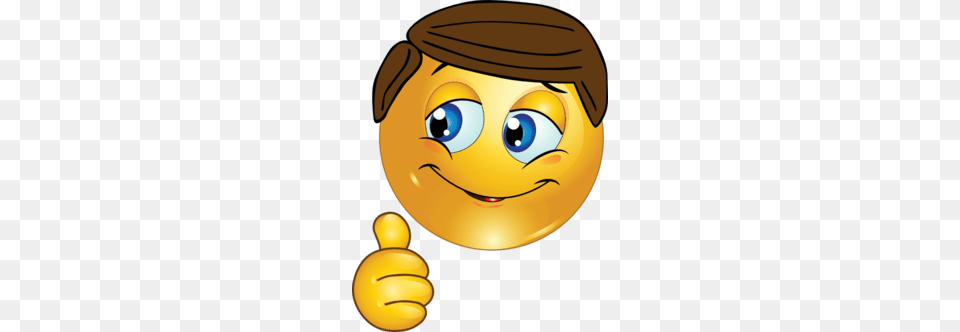 Thumbs Up Boy Smiley Emoticon Clipart Free Transparent Png