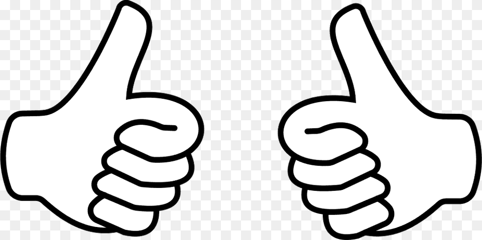 Thumbs Up Clip Art Of Clipart Outline Thumbs Up Clipart Outline, Body Part, Finger, Hand, Person Png