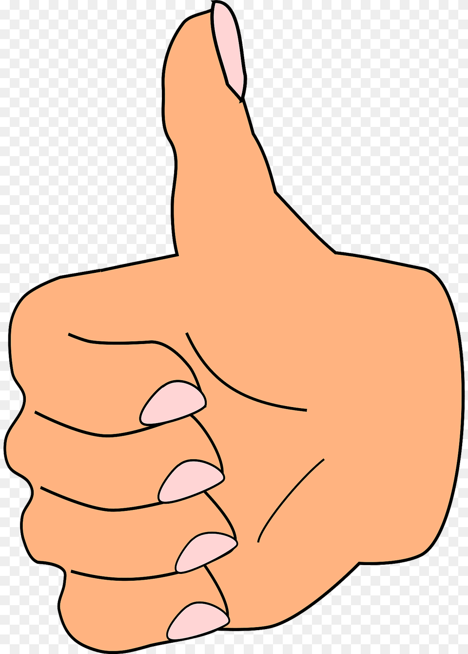 Thumbs Up Clipart, Body Part, Finger, Hand, Person Free Png Download