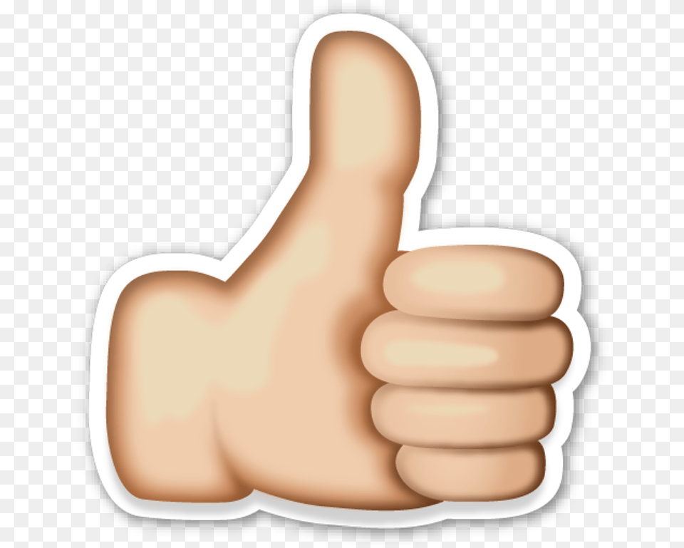 Thumbs Up Emoji Sticker, Body Part, Finger, Hand, Person Free Png Download