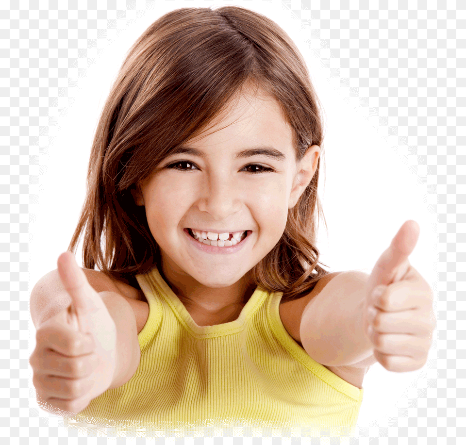 Thumbs Up Girl For Print Happy Kid, Body Part, Person, Hand, Finger Free Transparent Png