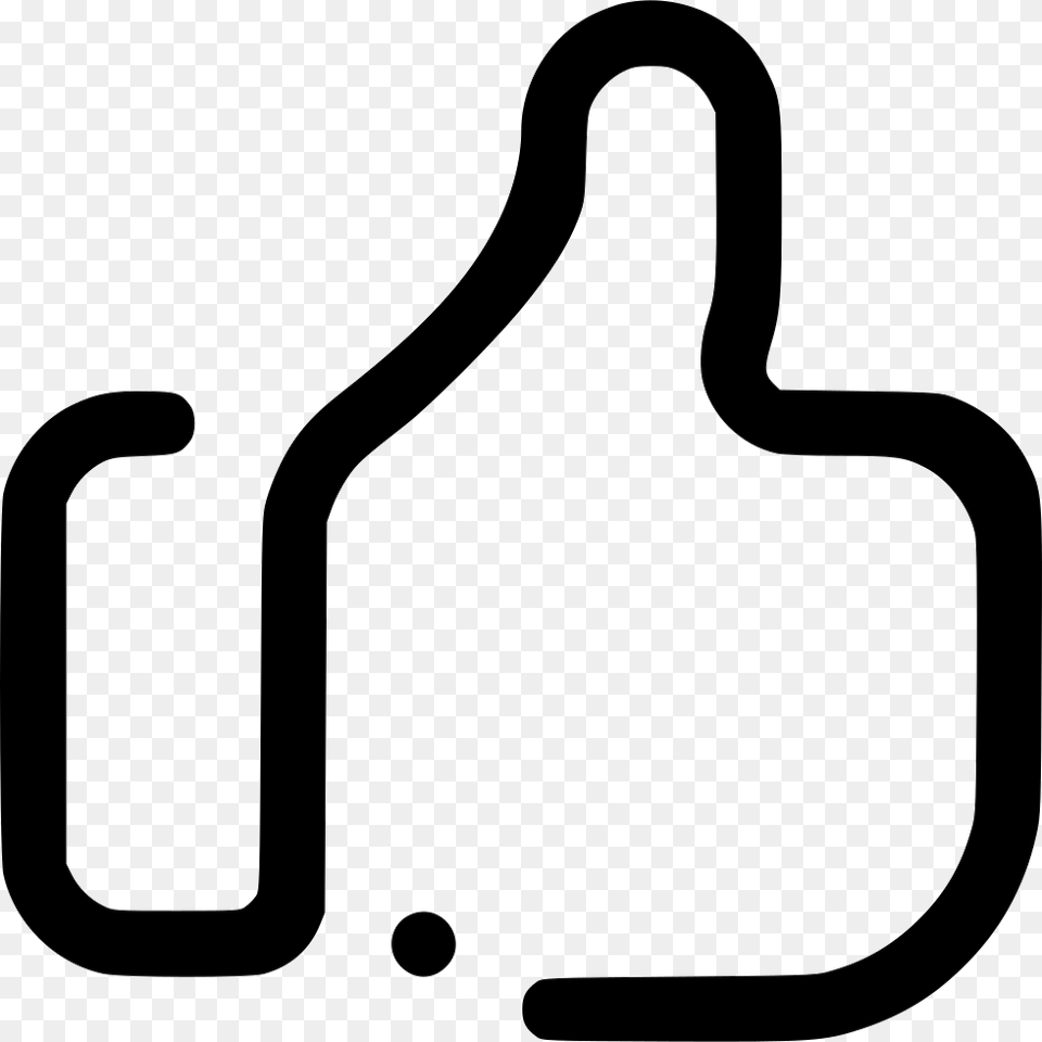 Thumbs Up Icon Line, Smoke Pipe, Stencil, Sticker Free Png