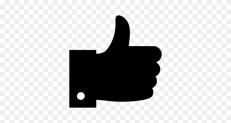 Thumbs Up Icon With And Vector Format For Unlimited, Gray Free Png Download