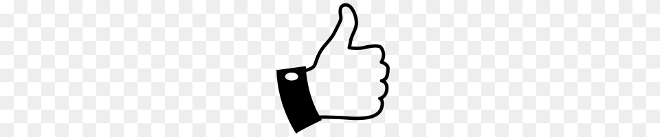 Thumbs Up Icons Noun Project, Gray Png Image