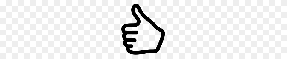 Thumbs Up Icons Noun Project, Gray Free Transparent Png