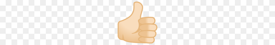 Thumbs Up Light Skin Tone Emoji On Google Android, Body Part, Finger, Hand, Person Free Png Download