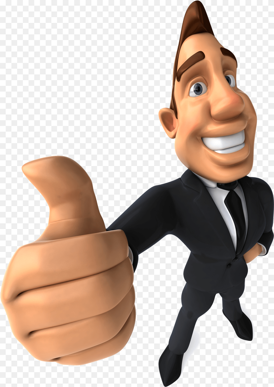 Thumbs Up Man Animated, Body Part, Finger, Hand, Person Png Image