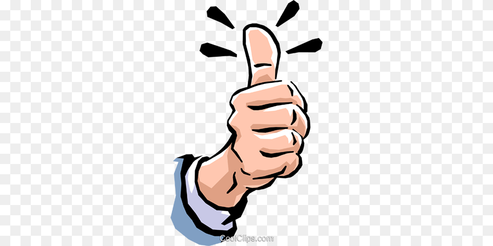 Thumbs Up Royalty Vector Clip Art Illustration, Body Part, Finger, Hand, Person Png