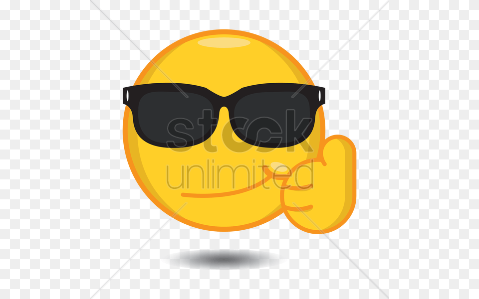 Thumbs Up Shades Smiley Clipart Smiley Emoticon Thumb, Accessories, Glasses, Sunglasses, Photography Png Image