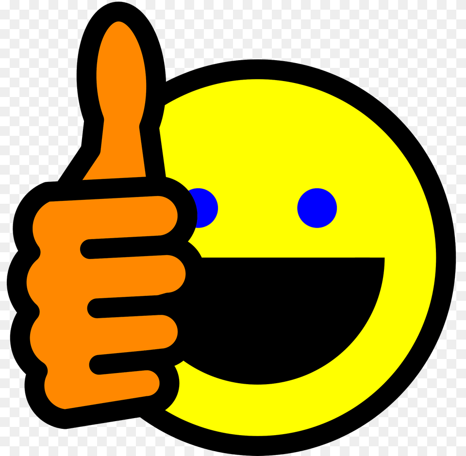 Thumbs Up Smiley Clipart, Body Part, Finger, Hand, Person Png Image