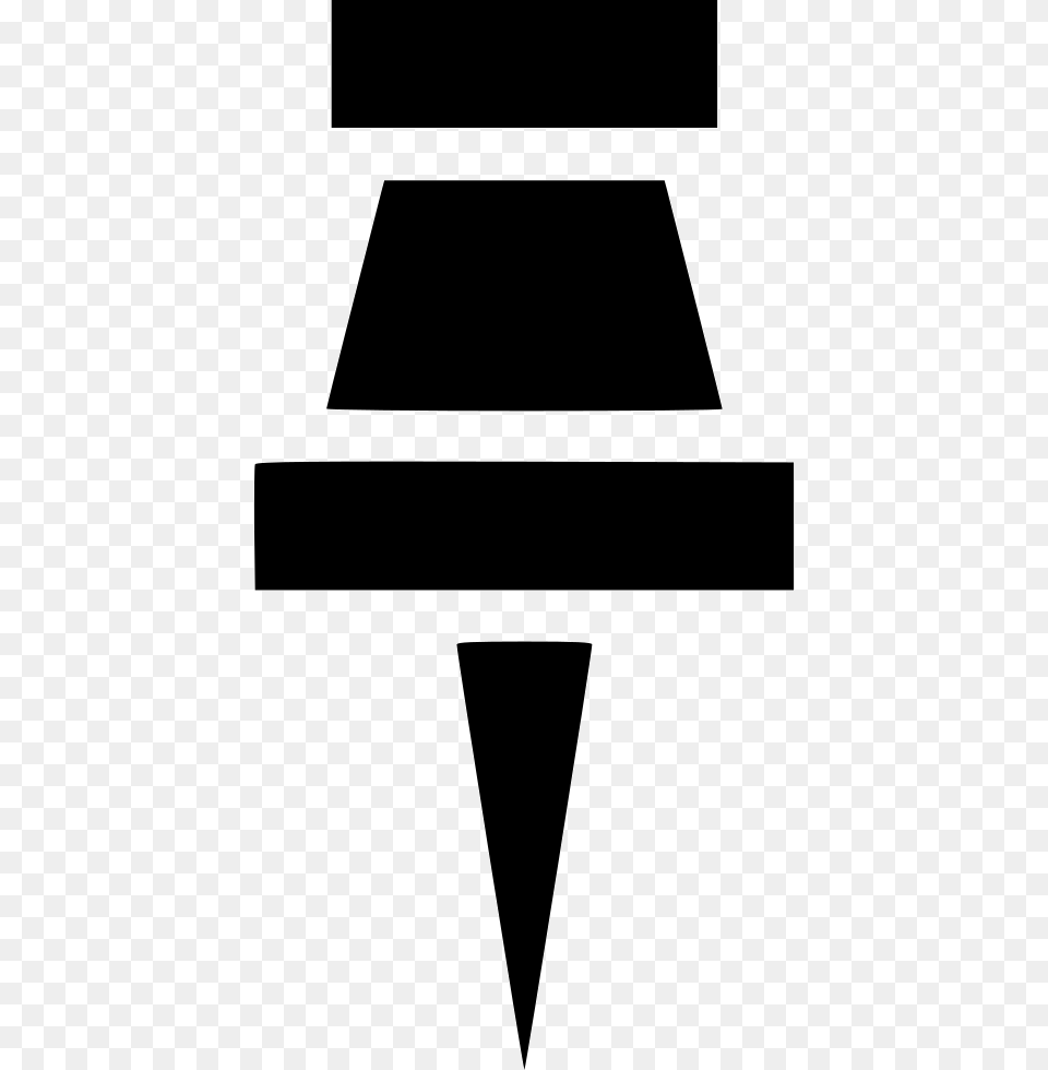 Thumbtack, Triangle, Stencil, Blackboard Png Image