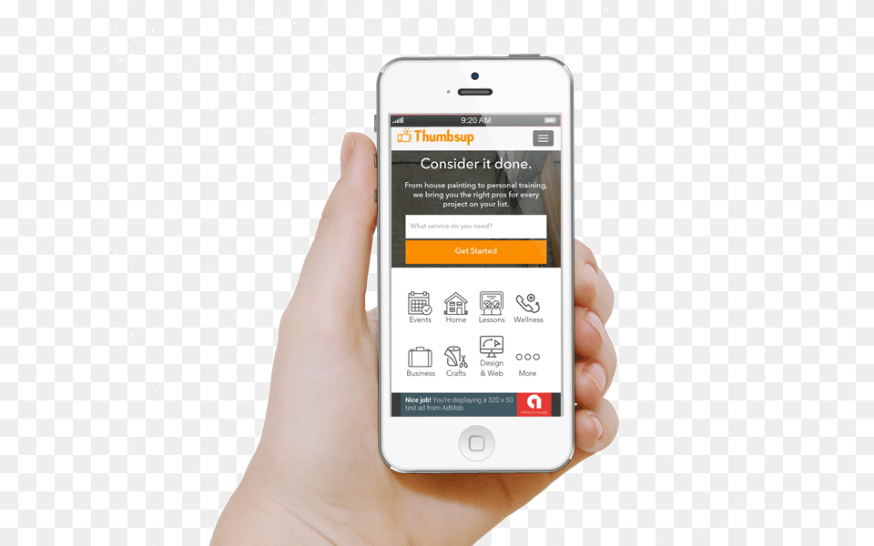Thumbtack Ios App, Electronics, Mobile Phone, Phone Free Transparent Png