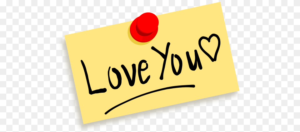 Thumbtack Note Love You Clip Arts For Web, Text Png Image