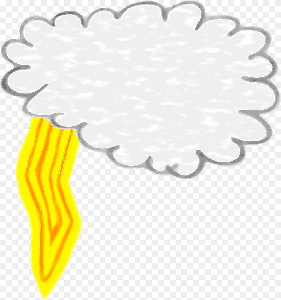 Thunder And Lightning Cartoon Clipart Illustration, Flower, Plant, Daisy, Dandelion Free Png Download