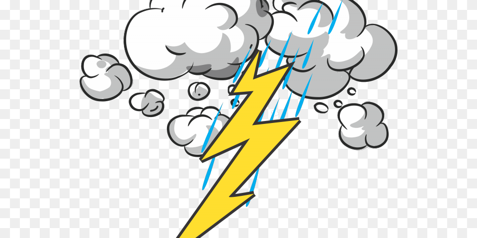 Thunder And Lightning Clipart Cartoon Thunder And Lightning, Logo, Dynamite, Weapon, Symbol Png Image